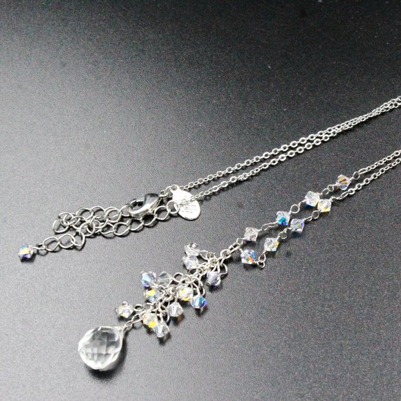 Kirks Folly Contemporary Designer High End Signed Iridescent Crystal Charm Drop - Picture 2 of 7